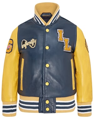 Letterman leren Varsity College bomberjack voor kinderen