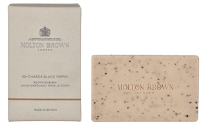 M.Brown Re-Charge Black Pepper Bodyscrub Bar250 g.