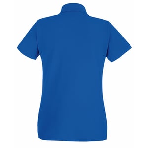 Fruit Of The Loom Vrouwen Dames-Fit Premium Poloshirt Met Korte Mouwen (Royaal Blauw)