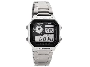 Casio Casio Collection Men's Silver Watch AE-1200WHD-1AVEF