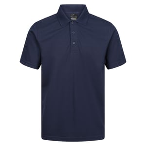Regatta Mens Pro 65/35 Kortärmad Polotröja (Marin)