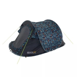 Regatta Malawi Hawaiian 2 persoons pop-up tent (Marine / Grijs/Oranje)