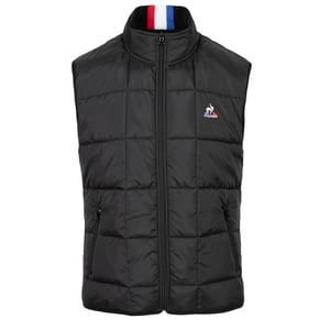 De mouwloze donsjas voor heren van Le Coq Sportif, een winterklassieker.