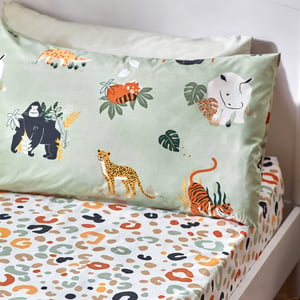 little furn. Wildlife Animal Print Fitted Sheet