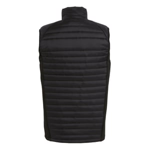 Regatta Heren Navigate Gewatteerd Hybride Gilet (Zwart/Lijkgroen)