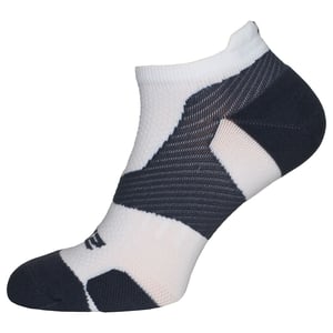 2XU Vectr Light Cushion Heren Wit/Grijs No Show Sokken
