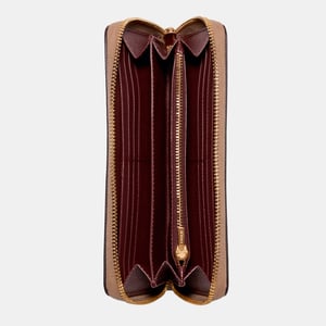Crossgrain Long Zip Around Wallet