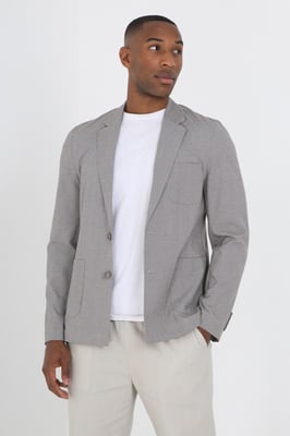 Light Grey 'Canterbury' Check Blazer