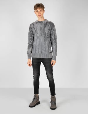Takeshy Kurosawa Pullover Herr Grå