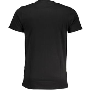 Cavalli Class Bold White Logo Black T-Shirt