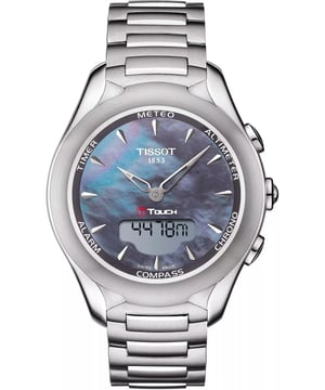 Tissot T-touch Solar Dames Zilveren Horloge T0752201110101