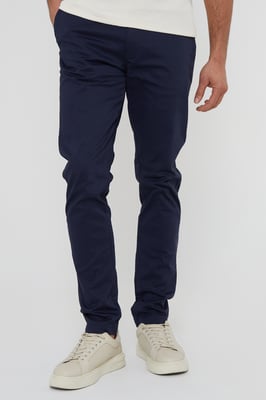 2-Pack Cotton Slim Fit Chino Trousers With Stretch