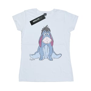 Disney Dames/Dames Winnie The Pooh Klassiek Eeyore Katoenen T-Shirt (Wit)