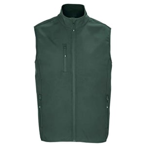 SOLS Heren Falcon Softshell gerecyclede bodywarmer (Bosgroen)