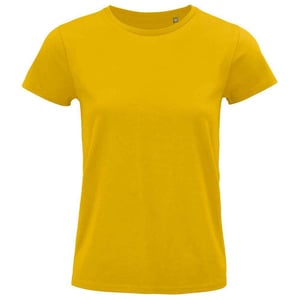 SOLS Womens/Ladies Pioneer Organic T-Shirt (Gold)