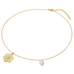 Valero Pearls Female Stainless steel Necklace