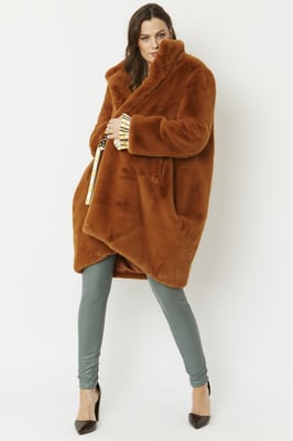 Oversized Faux Fur Coat