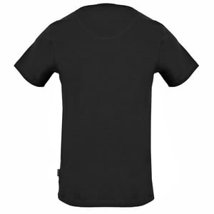 Aquascutum Reflectie Logo Zwart T-shirt