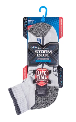 Storm Bloc Mens Cotton Rich High Ankle Length Hiking Trekking Socks