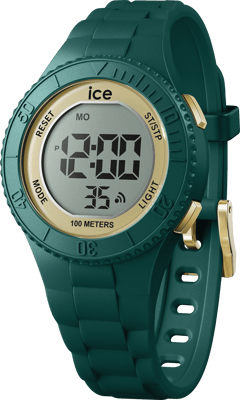 Ice Watch Ice Digit - Verdigris Gold Kind Horloge Grijs 021619