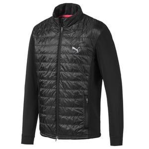 Puma Quiltad Primaloft Svart Zip Up WarmCell Golf Jacka 595122 01