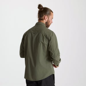 Craghoppers Mens Expert Kiwi Long-Sleeved Shirt (Cedar Green)