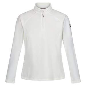 Regatta Great Outdoors Dam/Ladies Montes Half Zip Fleece Top (Polar Bear/White)