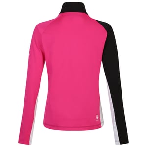 Dare 2B Womens/Ladies Ice Core Stretch Midlayer (Pure Pink/Black)