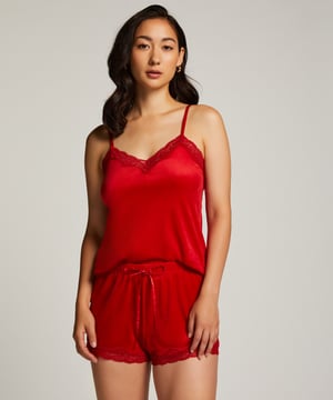 Hunkemöller Velvet lace shorts