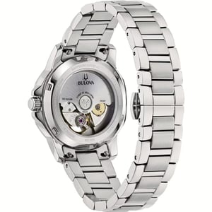 Bulova Marine Star Dames Zilveren Horloge 96L326