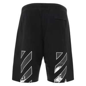 Off-White Caravaggio Diag Sweatshort Black