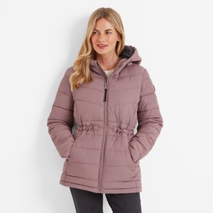 Anthorn Womens Padded Parka Mauve