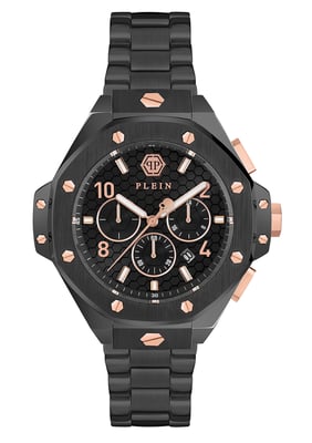 Philipp Plein Plein Chrono Royal Heren Zwarte Horloge PWPRA0424