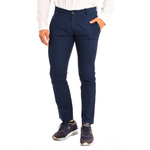 Long trousers with straight cut and hems TMT014-TL121 for men