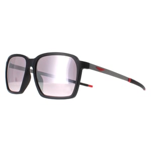 Police SPLL16 Solstice 5 U28Z matzwart roze multilayer zonnebril wit gespiegeld