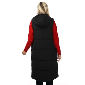 Only Alina lange bodywarmer voor dames, zwart