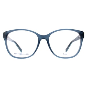 Tommy Hilfiger Square Womens Blue Glitter Glasses