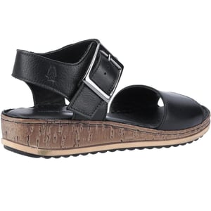 Hush Puppies Dames/dames Ellie leren sandalen (Zwart)