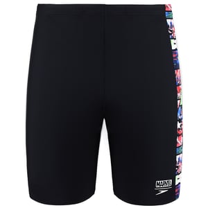 Speedo All Over Print Marvel Avengers Mens Black Jammer