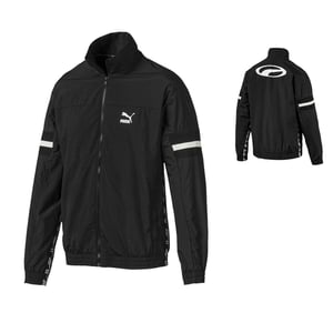 Puma XTG Woven Långärmad Zip Up Svart Träningsjacka för herrar 595310 01