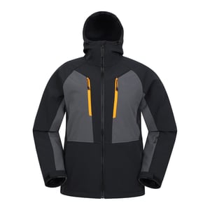 Mountain Warehouse Mens Axis Extreme Softshell Skidjacka (Svart)