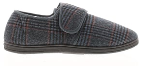 Dr Keller Mens Slippers Touch Fastening David navy