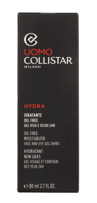 Collistar Uomo Hydra Olievrije Hydratatie Gezichts- en Ooggel 80 ml