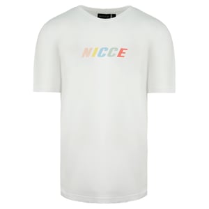 Nicce Korte Mouw Ronde Hals Wit Heren Myriad T-shirt 211 1 09 09 0002