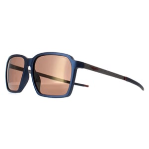 Police SPLL16 Solstice 5 V78X semi mat ruthenium blauw bruin spiegel brons zonnebril
