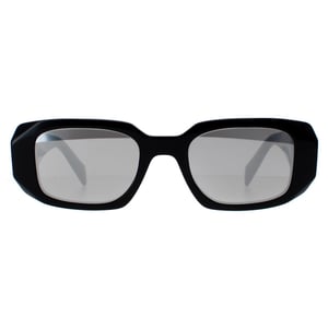 Prada PR17WS 1AB2B0 zwart lichtgrijs spiegelzilver zonnebril