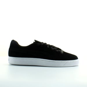 Puma Suede Crush Svart Läder Dam Snörning Träningsskor 369251 03