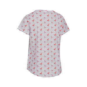 Trespass Dames/Dames Cara Flamingo Casual Top (Wit)