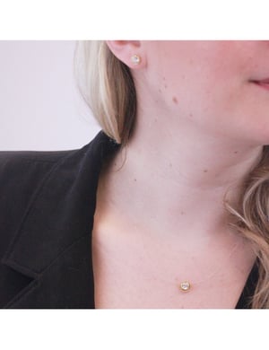 Moon Set och låda - guld och kristall
