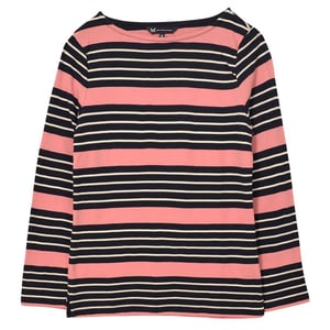 Long Sleeve Striped Cotton Top